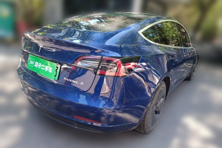 Used Tesla Model 3 2020 Standard Range Rear-Wheel Drive Upgraded Version Rear Right 45 Deg