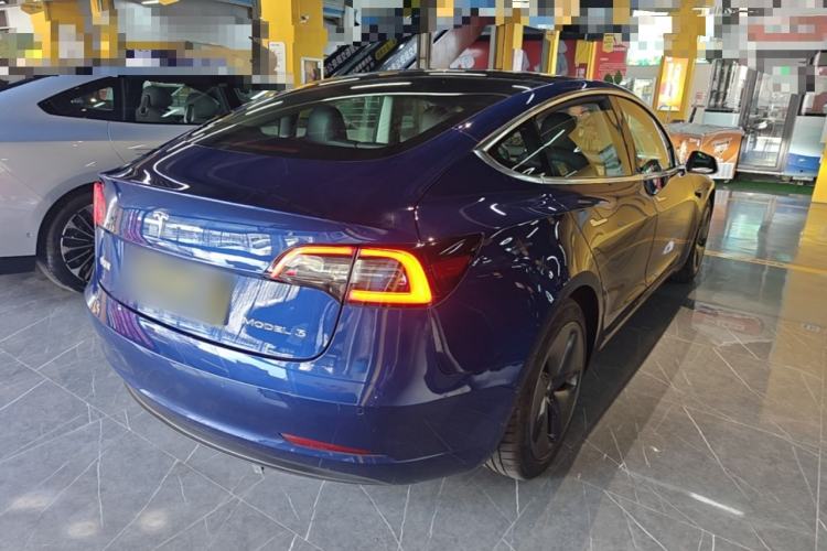 Used Tesla Model 3 2020 Standard Range Rear-Wheel Drive Upgraded Version Rear Right 45 Deg