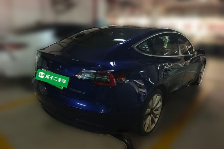 Used Tesla Model 3 2020 Refreshed Version Long-Range Rear-Wheel Drive Rear Right 45 Deg