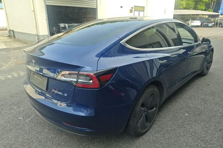Used Tesla Model 3 2020 Standard Range Rear-Wheel Drive Upgraded Version Rear Right 45 Deg