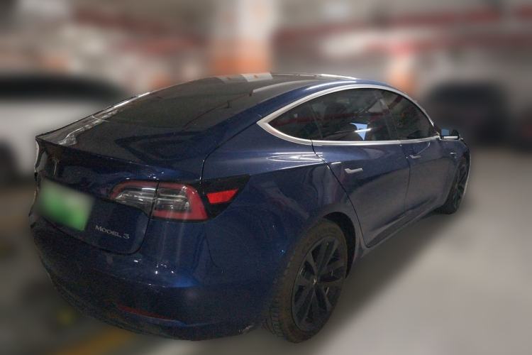 Used Tesla Model 3 2020 Refreshed Version Long-Range Rear-Wheel Drive Rear Right 45 Deg