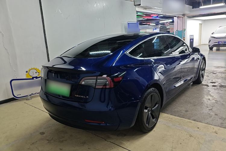 Used Tesla Model 3 2020 Standard Range Rear-Wheel Drive Upgraded Version Rear Right 45 Deg