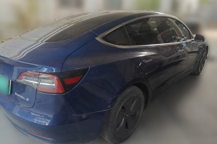Used Tesla Model 3 2020 Standard Range Rear-Wheel Drive Upgraded Version Rear Right 45 Deg