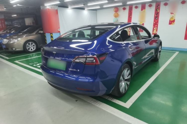 Used Tesla Model 3 2020 Refreshed Version Long-Range Rear-Wheel Drive Rear Right 45 Deg