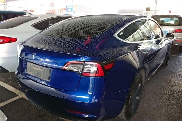 Used Tesla Model 3 2020 Standard Range Rear-Wheel Drive Upgraded Version Rear Right 45 Deg