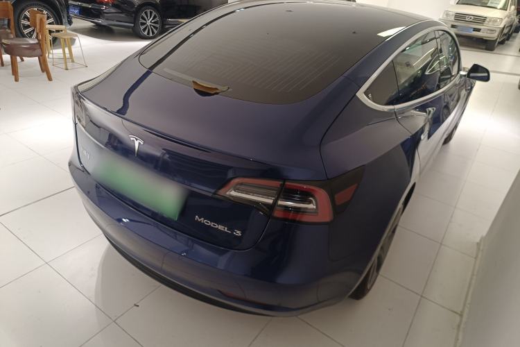 Used Tesla Model 3 2020 Refreshed Version Long-Range Rear-Wheel Drive Rear Right 45 Deg