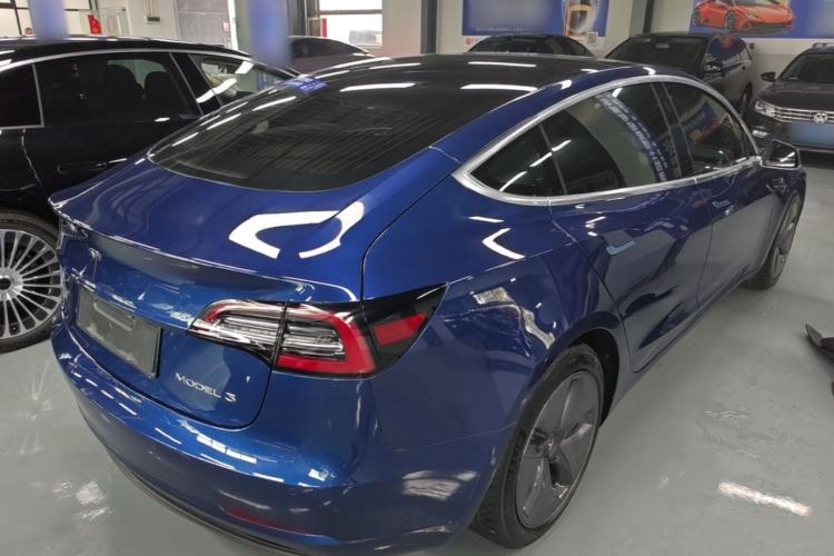 Used Tesla Model 3 2020 Revised Version Standard Range Rear-Wheel Drive – Upgraded Edition Rear Right 45 Deg