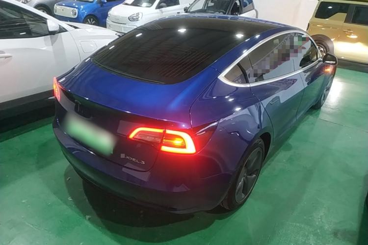 Used Tesla Model 3 2020 Standard Range Rear-Wheel Drive Upgraded Version Rear Right 45 Deg