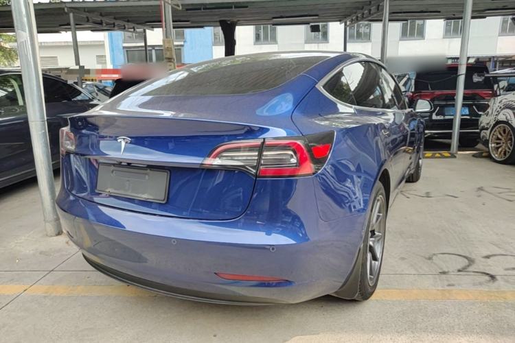 Used Tesla Model 3 2020 Standard Range Rear-Wheel Drive Upgraded Version Rear Right 45 Deg