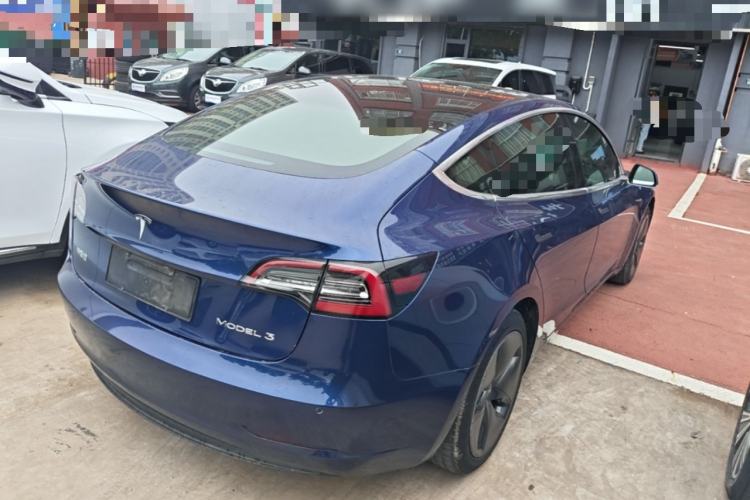 Used Tesla Model 3 2020 Standard Range Rear-Wheel Drive Upgraded Version Rear Right 45 Deg