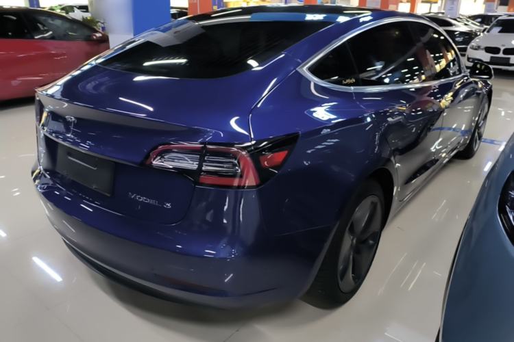 Used Tesla Model 3 2020 Revised Version Standard Range Rear-Wheel Drive – Upgraded Edition Rear Right 45 Deg