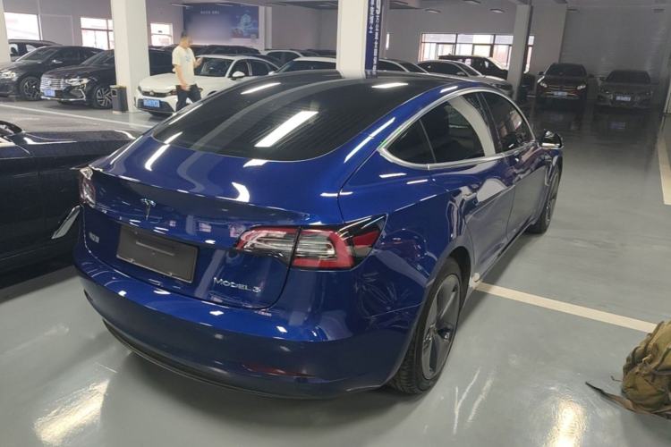 Used Tesla Model 3 2020 Standard Range Rear-Wheel Drive Upgraded Version Rear Right 45 Deg