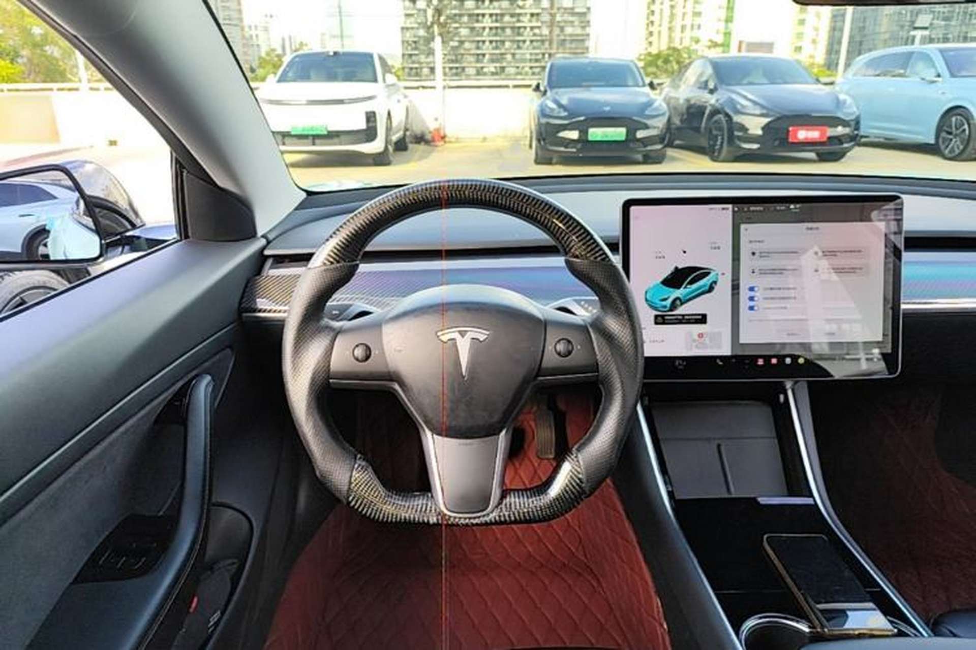 Used Tesla Model 3 2020 Standard Range Rear-Wheel Drive Upgraded Version Steering Wheel