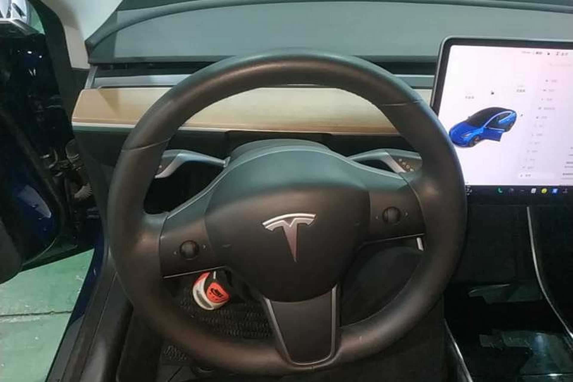 Used Tesla Model 3 2020 Standard Range Rear-Wheel Drive Upgraded Version Steering Wheel