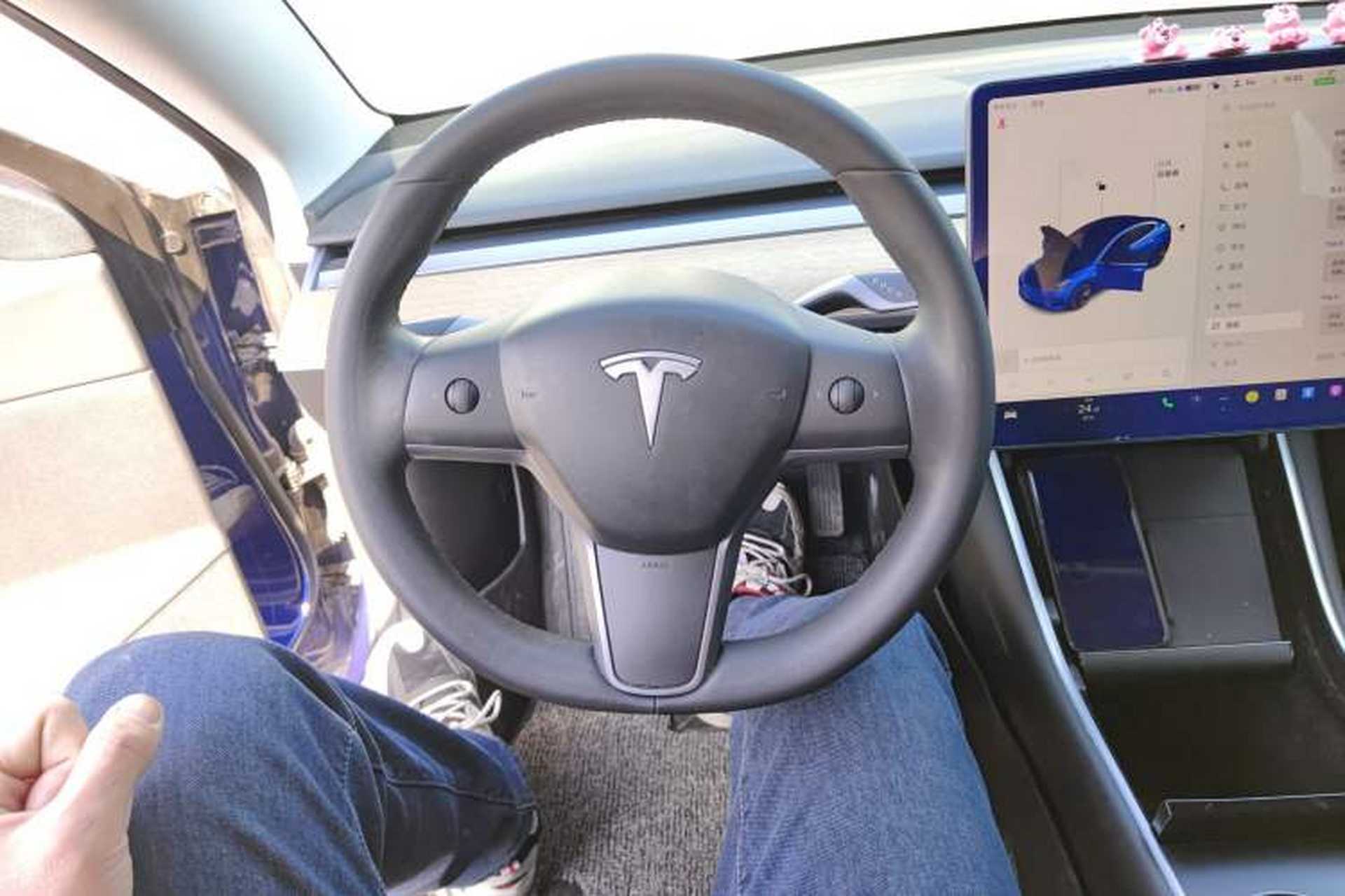 Used Tesla Model 3 2020 Standard Range Rear-Wheel Drive Upgraded Version Steering Wheel
