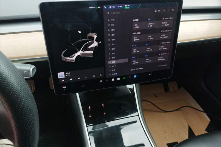 Used Tesla Model 3 2020 Standard Range Rear-Wheel Drive Upgraded Version Audio And AC Panel