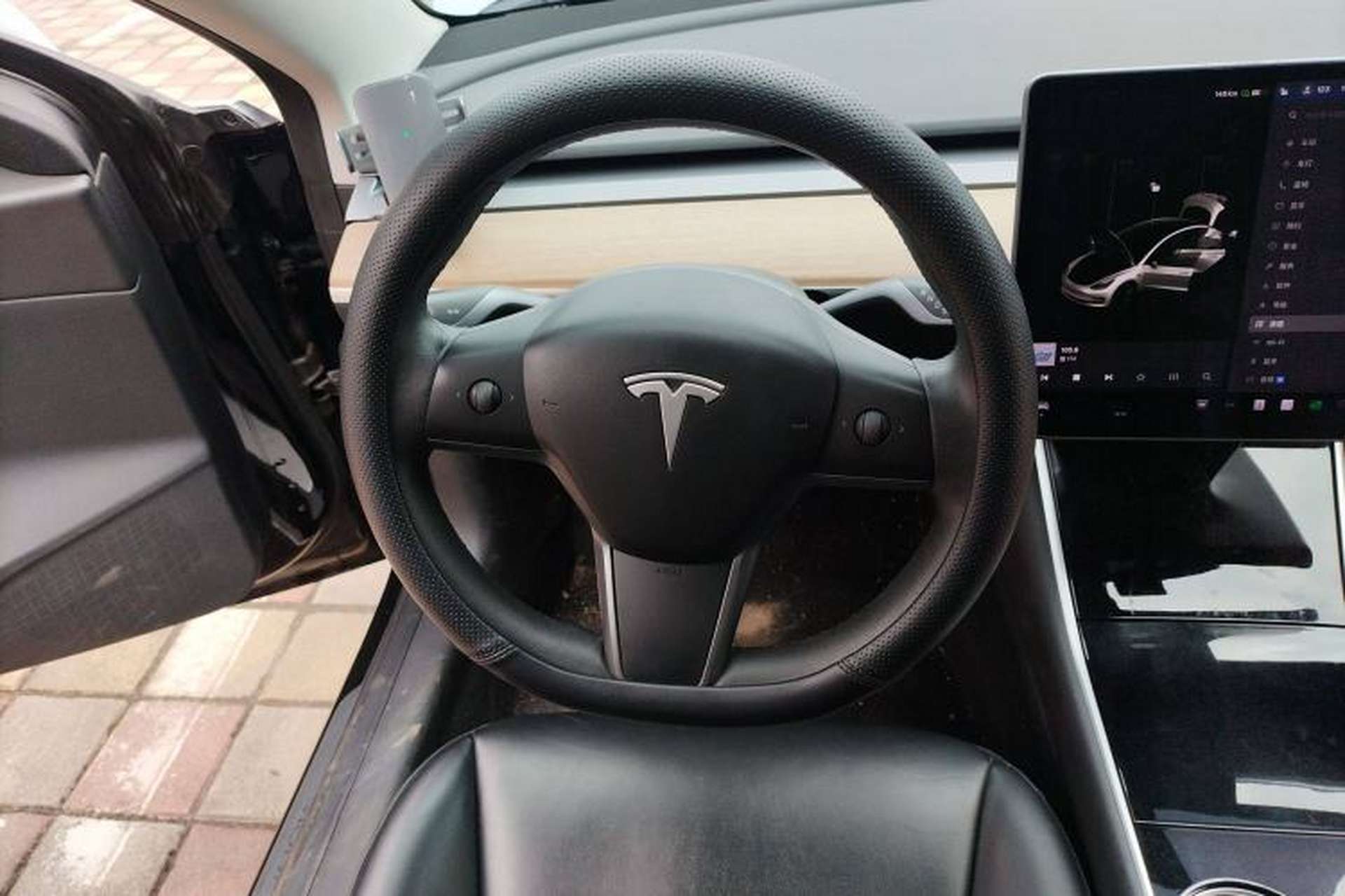 Used Tesla Model 3 2020 Standard Range Rear-Wheel Drive Upgraded Version Steering Wheel