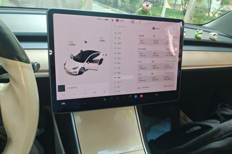 Used Tesla Model 3 2020 Standard Range Rear-Wheel Drive Upgraded Version Audio And AC Panel