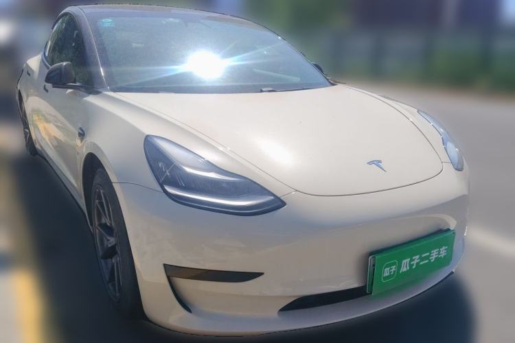Used Tesla Model 3 2020 Standard Range Rear-Wheel Drive Upgraded Version Front Right 45 Deg