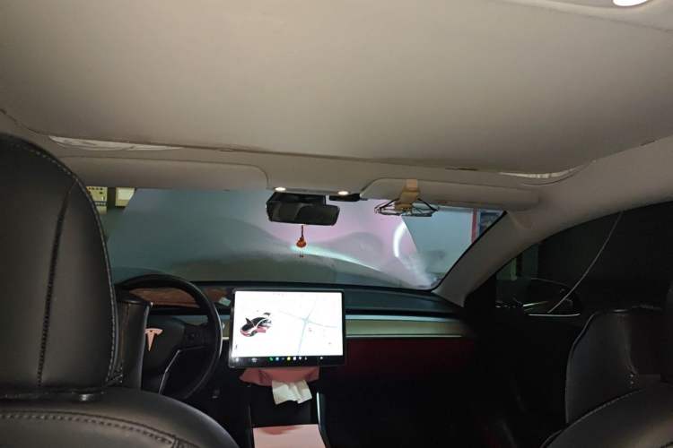 Used Tesla Model 3 2020 Revised Version Standard Range Rear-Wheel Drive – Upgraded Edition Headliner