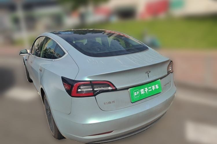 Used Tesla Model 3 2020 Standard Range Rear-Wheel Drive Upgraded Version Rear Left 45 Deg