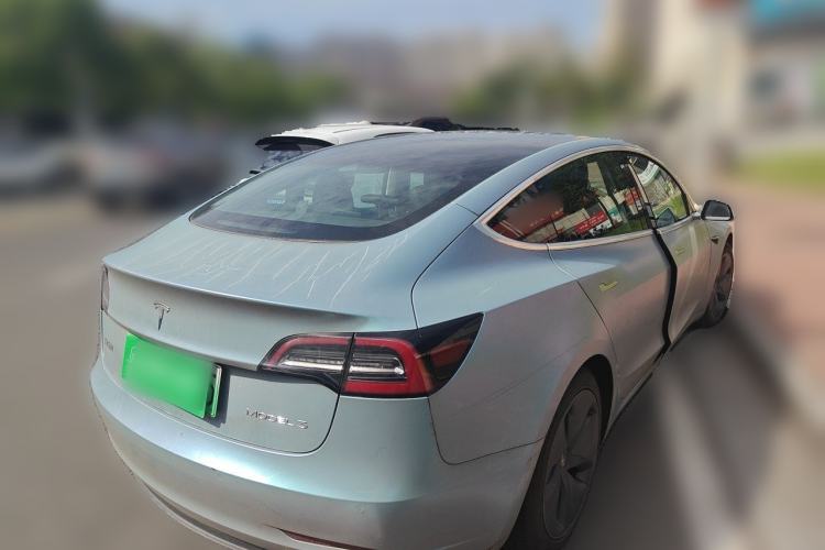 Used Tesla Model 3 2020 Standard Range Rear-Wheel Drive Upgraded Version Rear Right 45 Deg