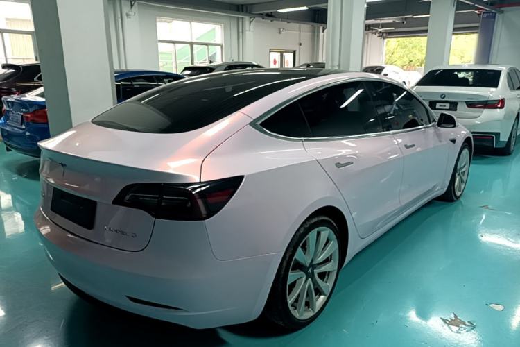 Used Tesla Model 3 2020 Revised Version Standard Range Rear-Wheel Drive – Upgraded Edition Rear Right 45 Deg