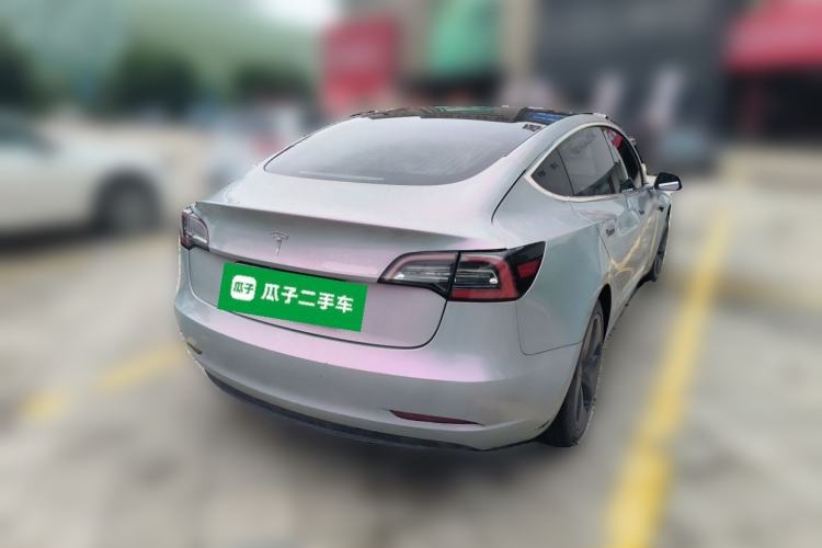 Used Tesla Model 3 2020 Standard Range Rear-Wheel Drive Upgraded Version Rear Right 45 Deg