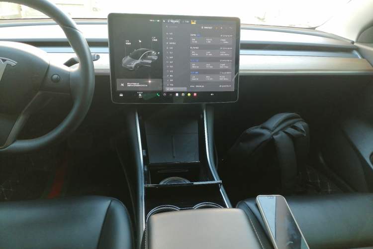 Used Tesla Model 3 2020 Standard Range Rear-Wheel Drive Upgraded Version Audio And AC Panel
