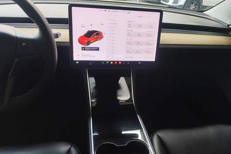 Used Tesla Model 3 2020 Standard Range Rear-Wheel Drive Upgraded Version Audio And AC Panel