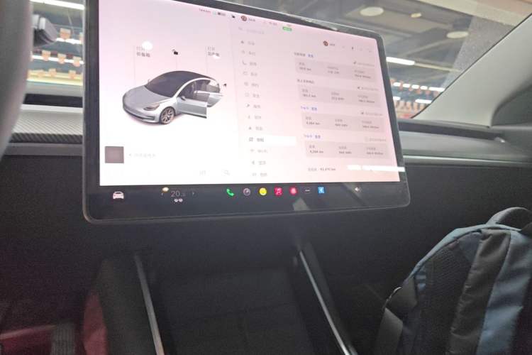 Used Tesla Model 3 2020 Revised Version Standard Range Rear-Wheel Drive – Upgraded Edition Audio And AC Panel