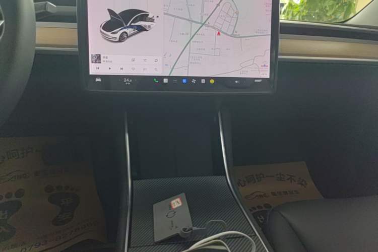 Used Tesla Model 3 2020 Standard Range Rear-Wheel Drive Upgraded Version Audio And AC Panel