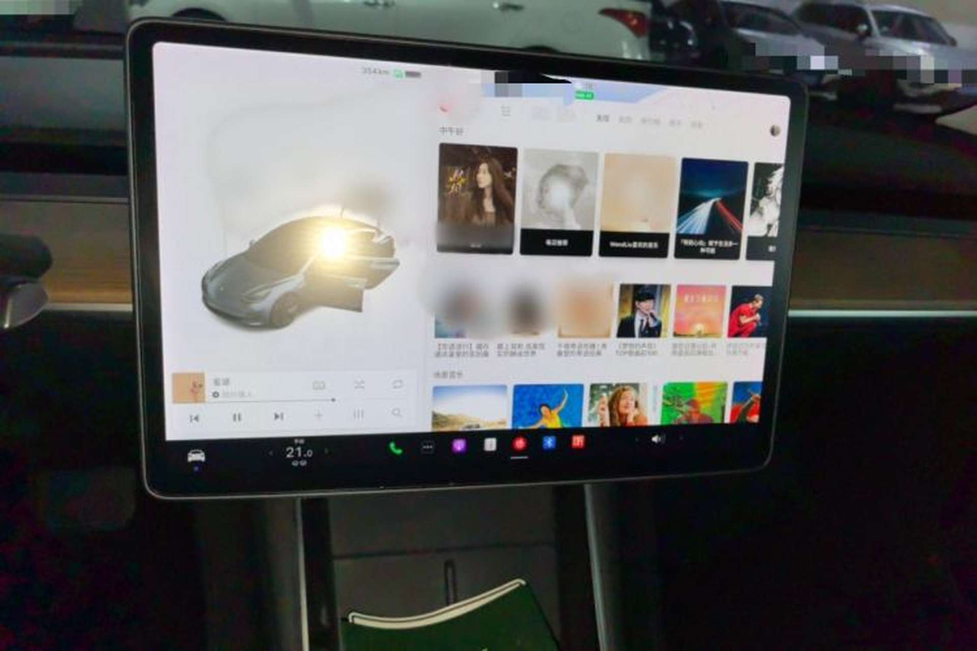 Used Tesla Model 3 2020 Standard Range Rear-Wheel Drive Upgraded Version Audio And AC Panel