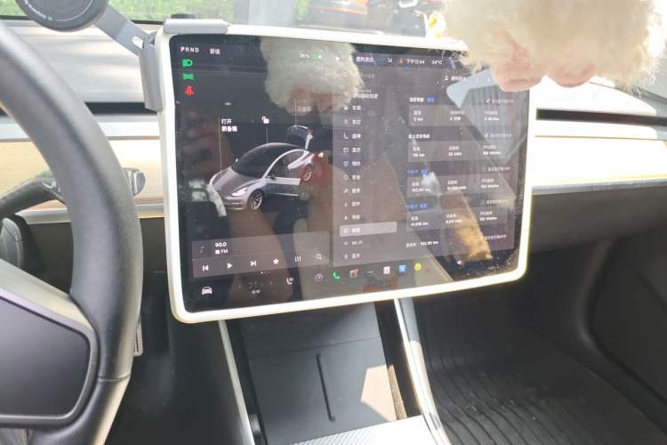 Used Tesla Model 3 2020 Standard Range Rear-Wheel Drive Upgraded Version Audio And AC Panel