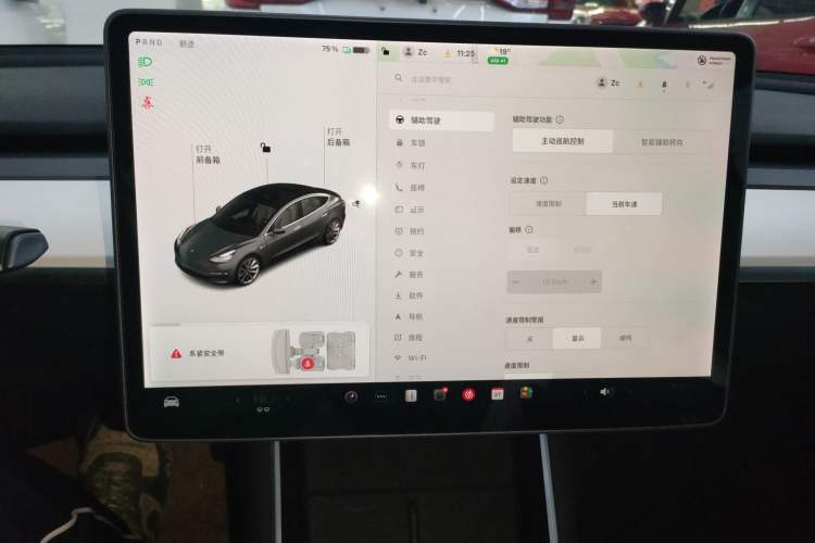 Used Tesla Model 3 2020 Revised Version Standard Range Rear-Wheel Drive – Upgraded Edition Audio And AC Panel