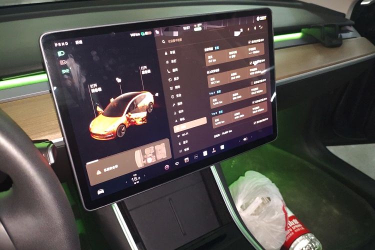 Used Tesla Model 3 2020 Revised Version Standard Range Rear-Wheel Drive – Upgraded Edition Audio And AC Panel