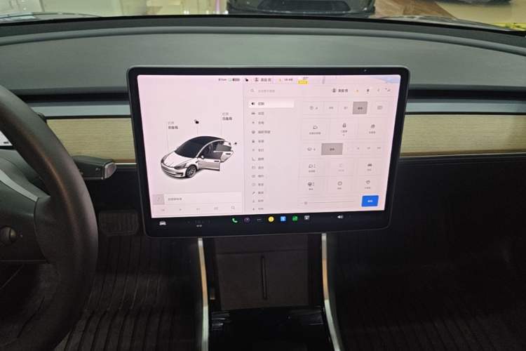 Used Tesla Model 3 2020 Revised Version Standard Range Rear-Wheel Drive – Upgraded Edition Audio And AC Panel