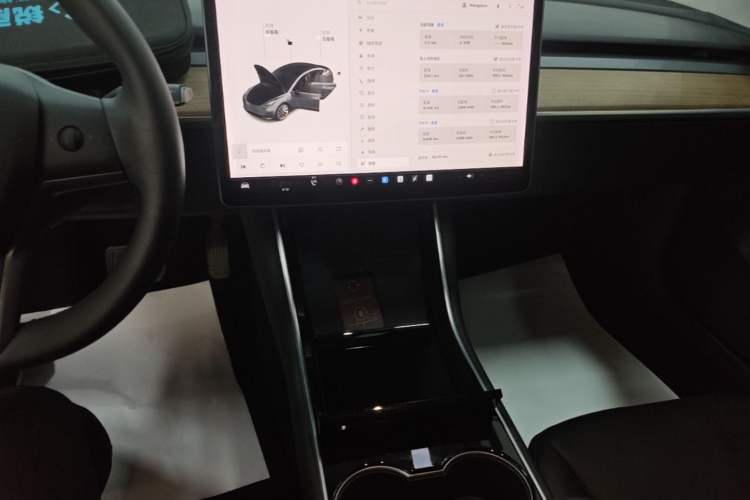 Used Tesla Model 3 2020 Revised Version Standard Range Rear-Wheel Drive – Upgraded Edition Audio And AC Panel