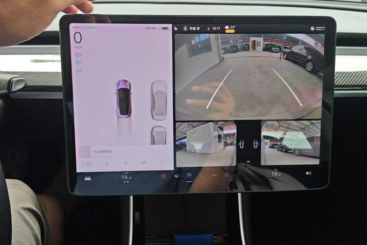 Used Tesla Model 3 2020 Revised Version Standard Range Rear-Wheel Drive – Upgraded Edition Audio And AC Panel