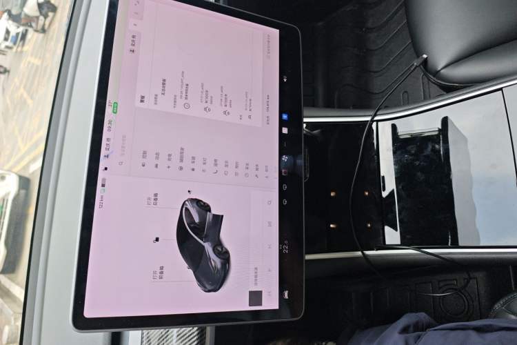 Used Tesla Model 3 2020 Standard Range Rear-Wheel Drive Upgraded Version Audio And AC Panel