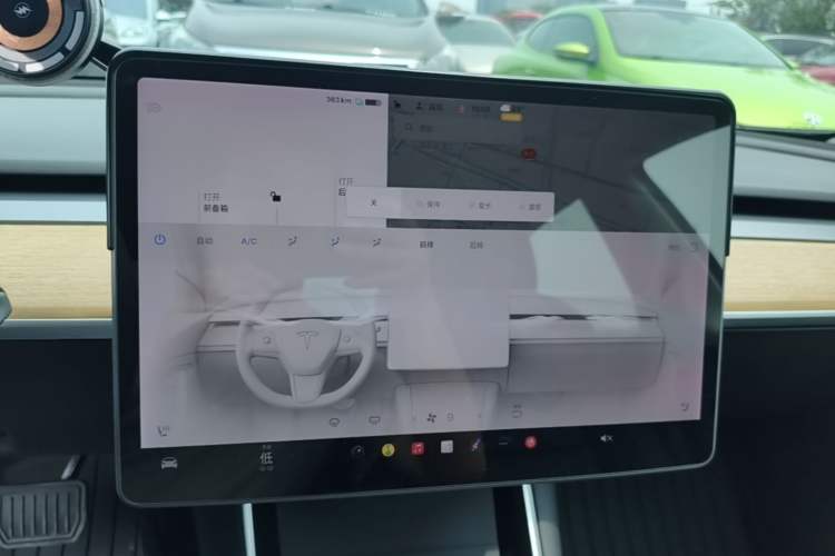 Used Tesla Model 3 2020 Refreshed Version Long-Range Rear-Wheel Drive Audio And AC Panel