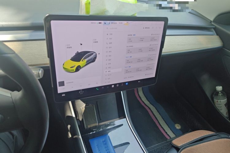 Used Tesla Model 3 2020 Refreshed Version Long-Range Rear-Wheel Drive Audio And AC Panel