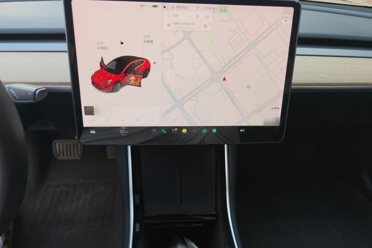 Used Tesla Model 3 2020 Standard Range Rear-Wheel Drive Upgraded Version Audio And AC Panel