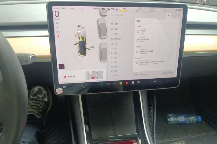 Used Tesla Model 3 2020 Standard Range Rear-Wheel Drive Upgraded Version Audio And AC Panel