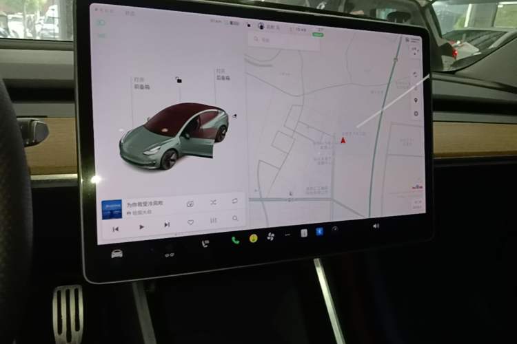 Used Tesla Model 3 2020 Standard Range Rear-Wheel Drive Upgraded Version Audio And AC Panel