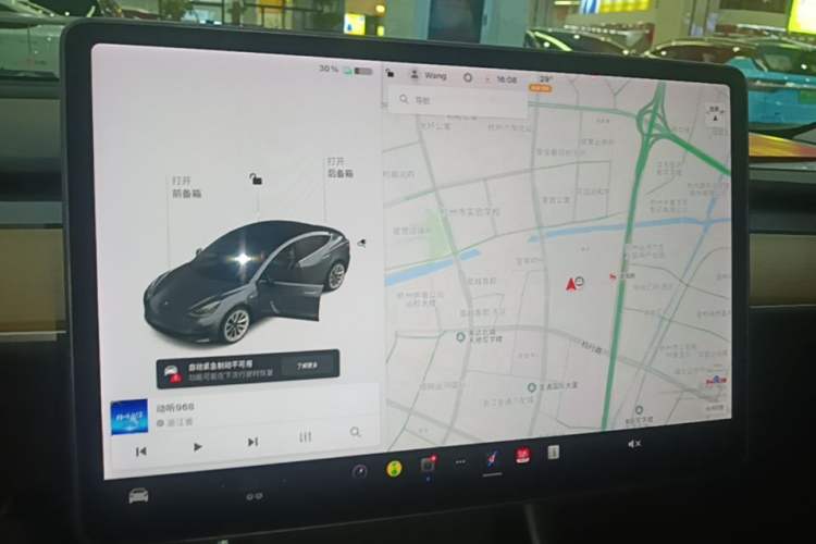 Used Tesla Model 3 2020 Revised Version Standard Range Rear-Wheel Drive – Upgraded Edition Audio And AC Panel