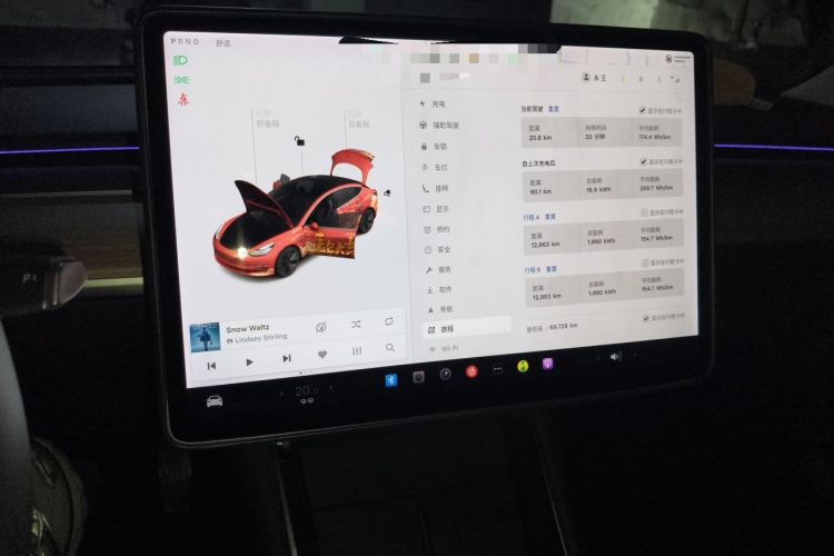 Used Tesla Model 3 2020 Revised Version Standard Range Rear-Wheel Drive – Upgraded Edition Audio And AC Panel