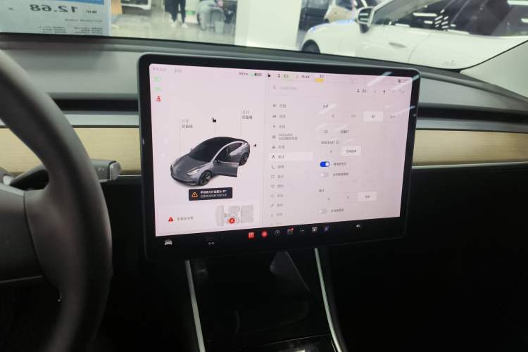 Used Tesla Model 3 2020 Standard Range Rear-Wheel Drive Upgraded Version Audio And AC Panel