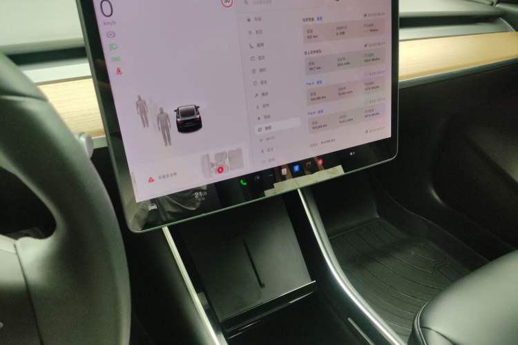 Used Tesla Model 3 2020 Standard Range Rear-Wheel Drive Upgraded Version Audio And AC Panel
