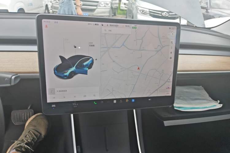 Used Tesla Model 3 2020 Revised Version Standard Range Rear-Wheel Drive – Upgraded Edition Audio And AC Panel